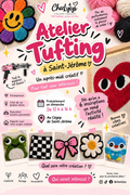 Liste d’intérêt | Atelier tufting à Saint-Jérôme